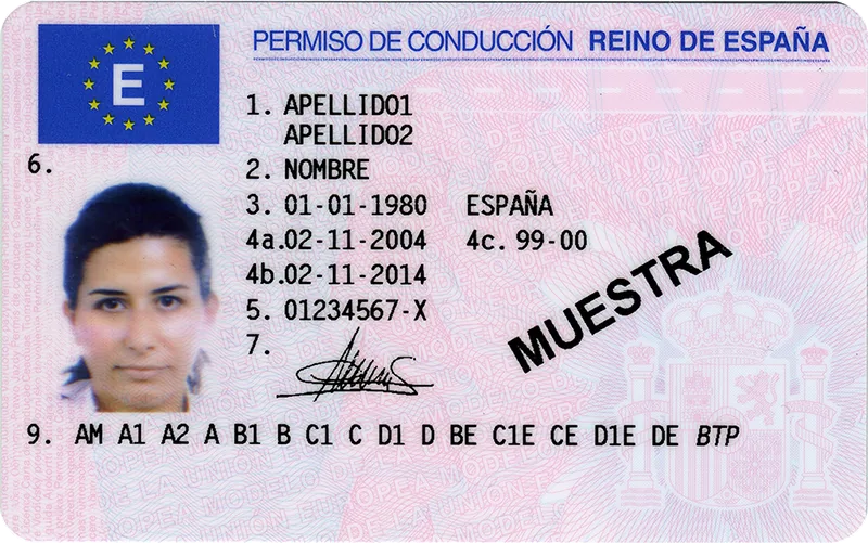 Permiso de conducción español