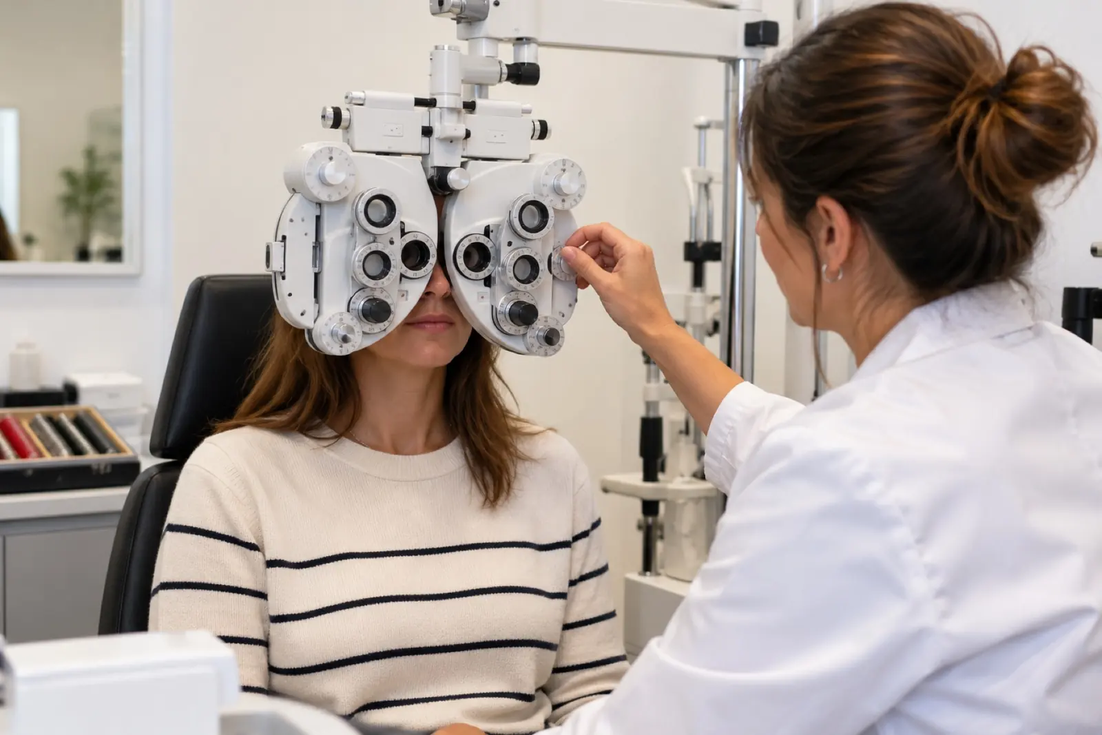 Reconocimiento médico en un centro de conductores